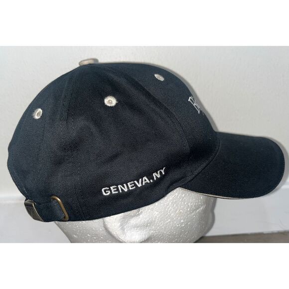 Vintage Big Oak Golf Course Baseball Hat Black Ahead Golfer Geneva NY - Picture 3 of 9